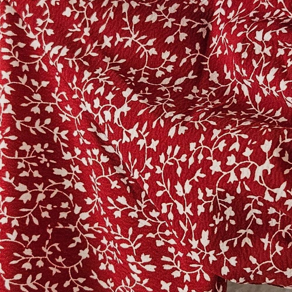 Sweetheart Puff Sleeve Ditsy Floral Mini Dress